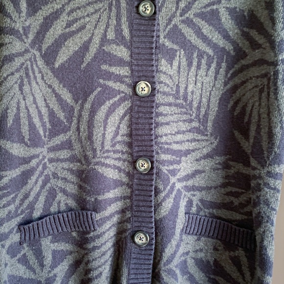 Proenza Schouler for Target botanical fern sweater cardigan X small pre-owned - Picture 4 of 10